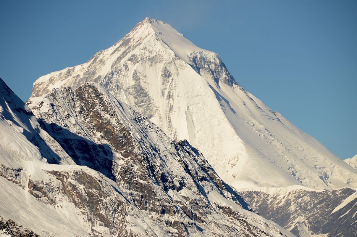 23 Dhaulagiri Close Up From Trail Between Tilicho Tal Lake First Pass And Second Pass 